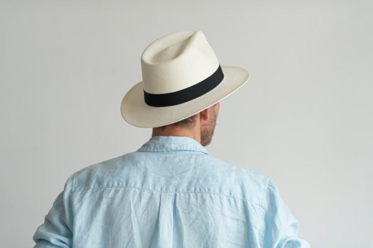 Panama Western Fedora Buttero Grosgrain 22