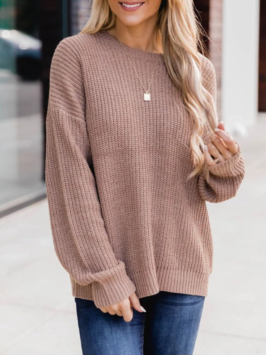 Warm Plain Casual Sweater