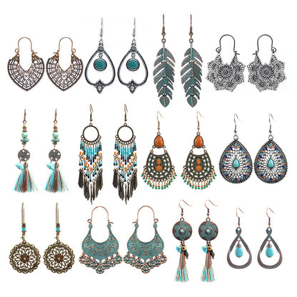 Women's Bohemian Tribal Earrings