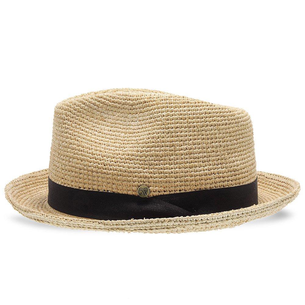 Walrus Hats Crocheted Raffia Straw Fedora Hat