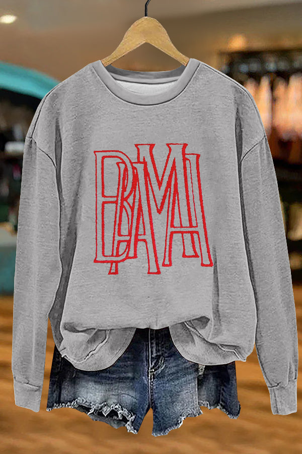 Alabama Gameday BAMA Print Sweatshirt