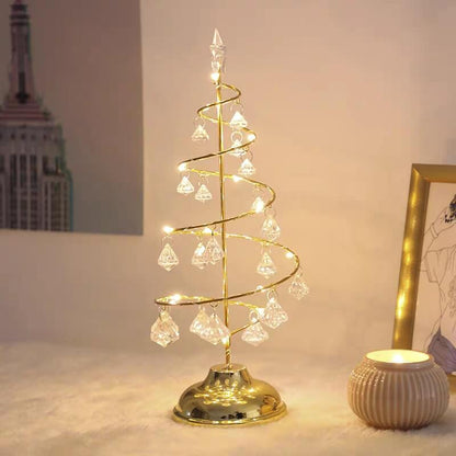 Crystal Christmas Tree Night Light