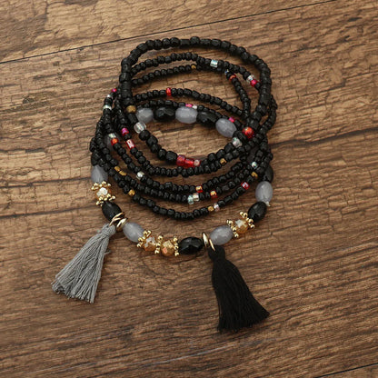 Unisex Retro Bohemian Tassel Bracelet