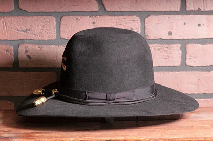 Classic Model Cavalry Hat Black,Confederate Officer Hat