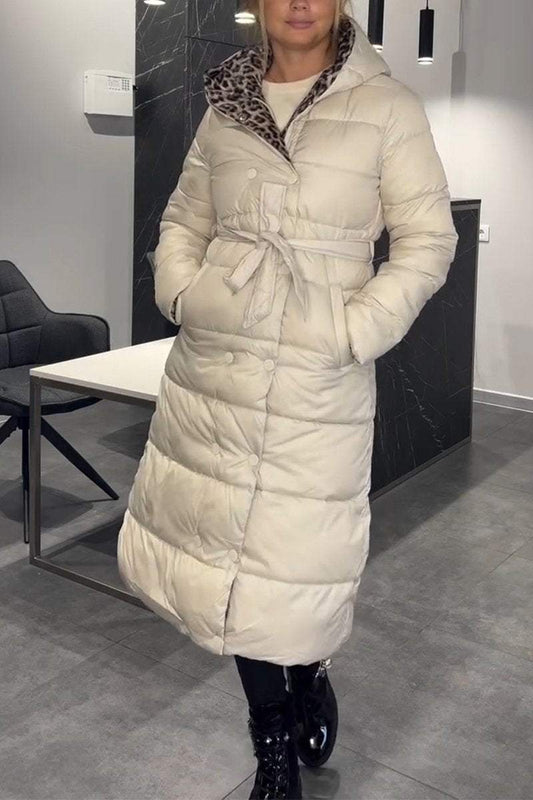 Women's Hooded Long Thick Cotton Coat