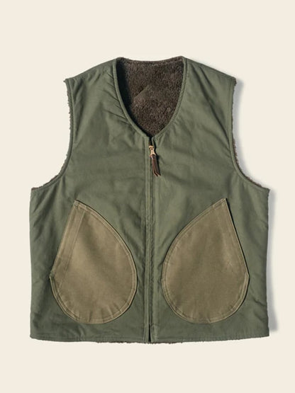 Men's Retro Western Warm Vest