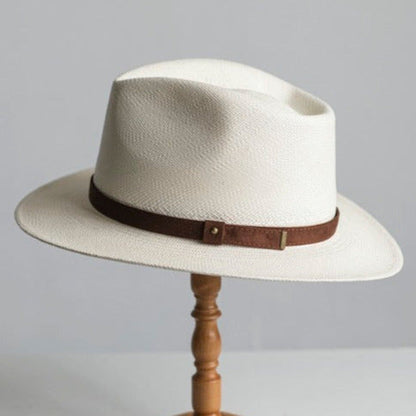 [New Arrivals!]Panama Western Fedora Buttero Leather Band