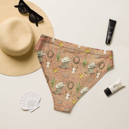 Yeehaw Desert Symbols Bikini Bottom