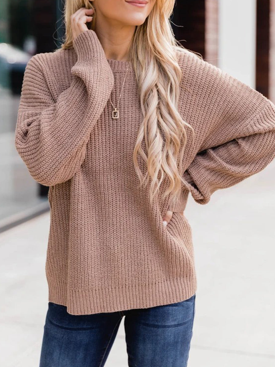 Warm Plain Casual Sweater