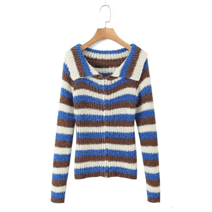 Eirene Striped Cardigan