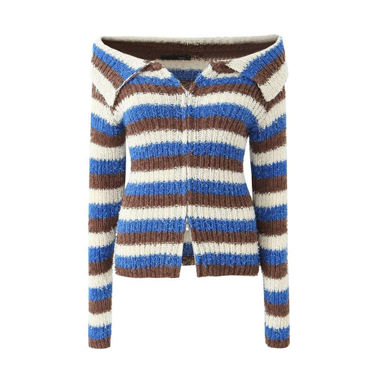 Eirene Striped Cardigan