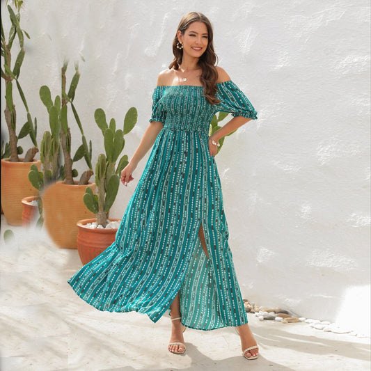 Gypsy Dreamer Off Shoulder Maxi Dress