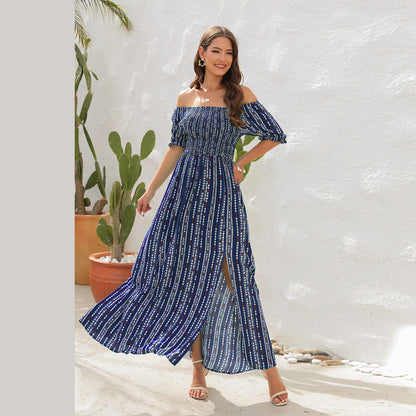 Gypsy Dreamer Off Shoulder Maxi Dress