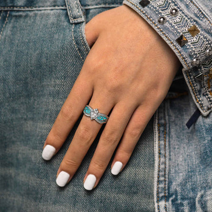 Azure Wings Ring