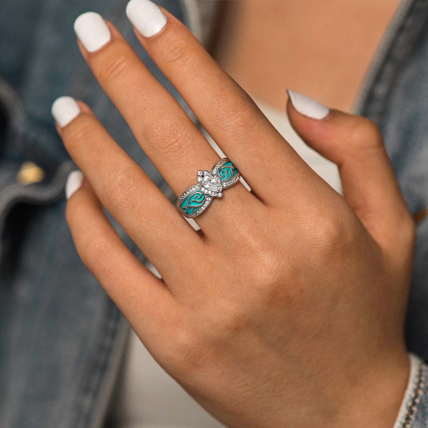 Azure Wings Ring