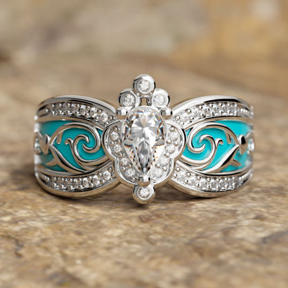 Azure Wings Ring