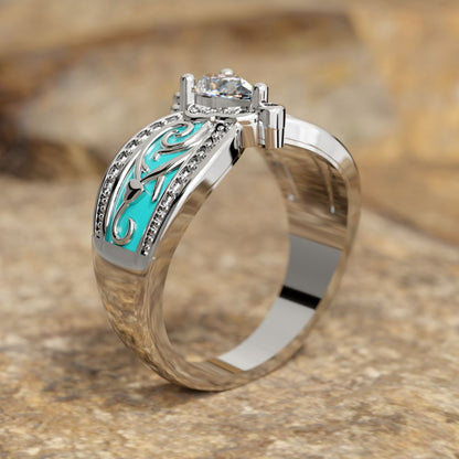 Azure Wings Ring