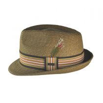 Heritage Classic Fedora Straw Trilby Fedora Hat