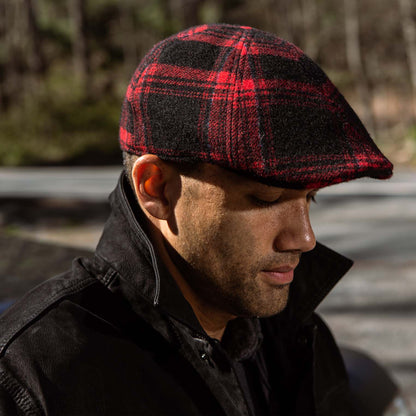 Texas Virgin Wool Check Cap