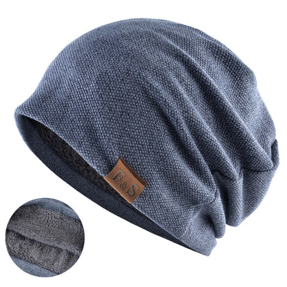 Men Vintage Warm Knitted Beanie Hat Outdoor Tactical Hat