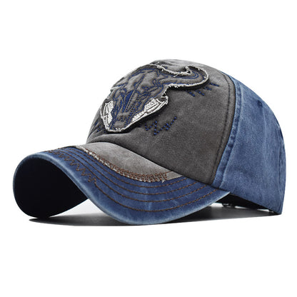 Men & Women Baseball Cap/Bull's head BoneOutdoor Fitted Hat