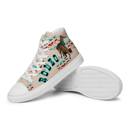 Rodeo Aztec Women__ high top canvas shoes