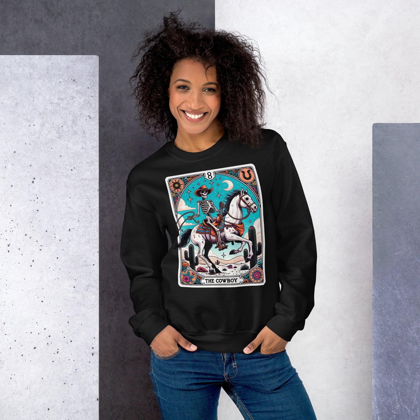 Cowboy Skeleton Unisex Sweatshirt