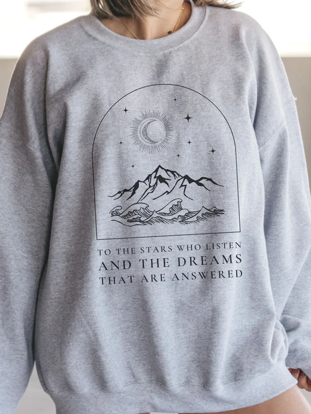 Acotar Sweatshirt To The Stars Who Listen Sweater Sarah J Maas