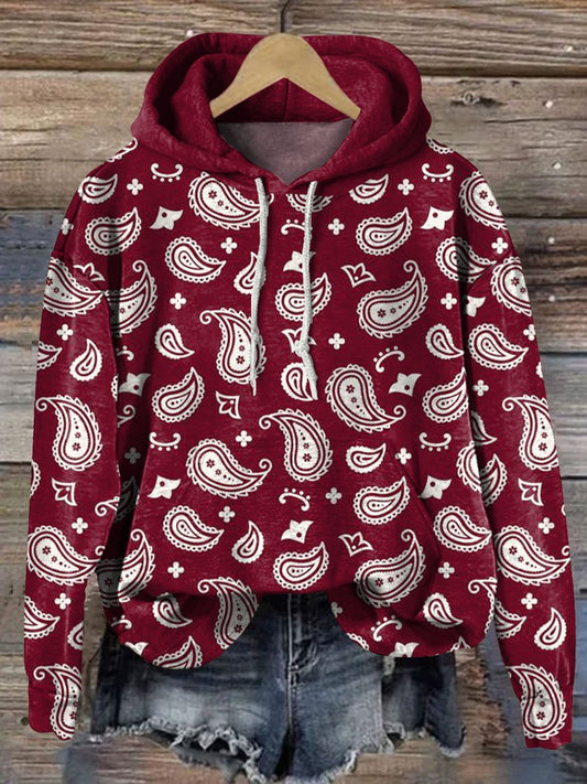 Paisley Pattern Art Print Casual Sweatshirt