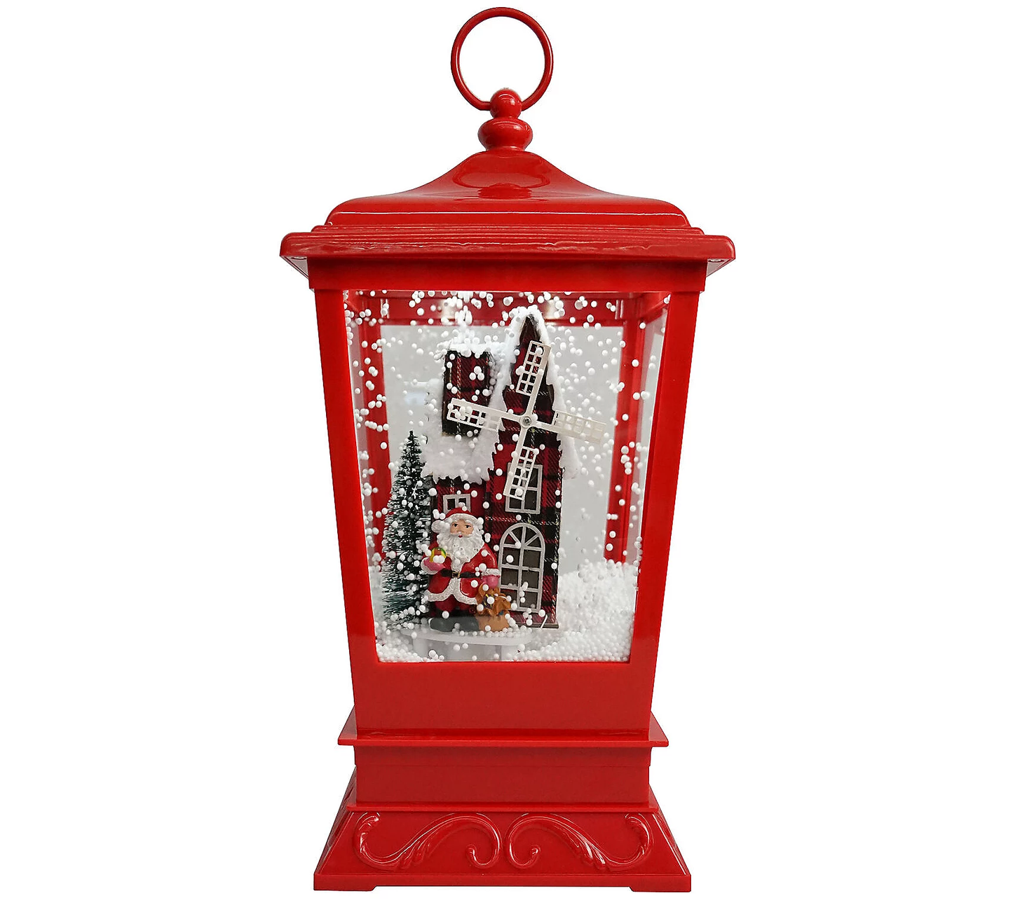 Christmas Time 15.5-In. Musical Snowy Tabletopantern