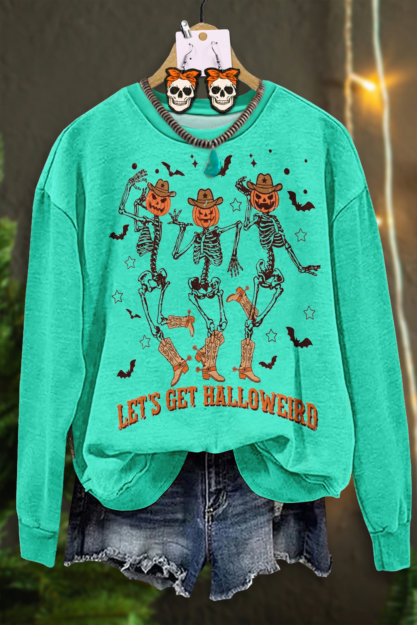 Halloween Let's Get Halloweird Sweatshirt