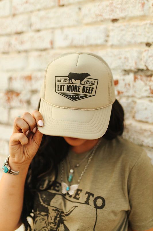 Farmers & Ranchers Eat More Beef Trucker Hat