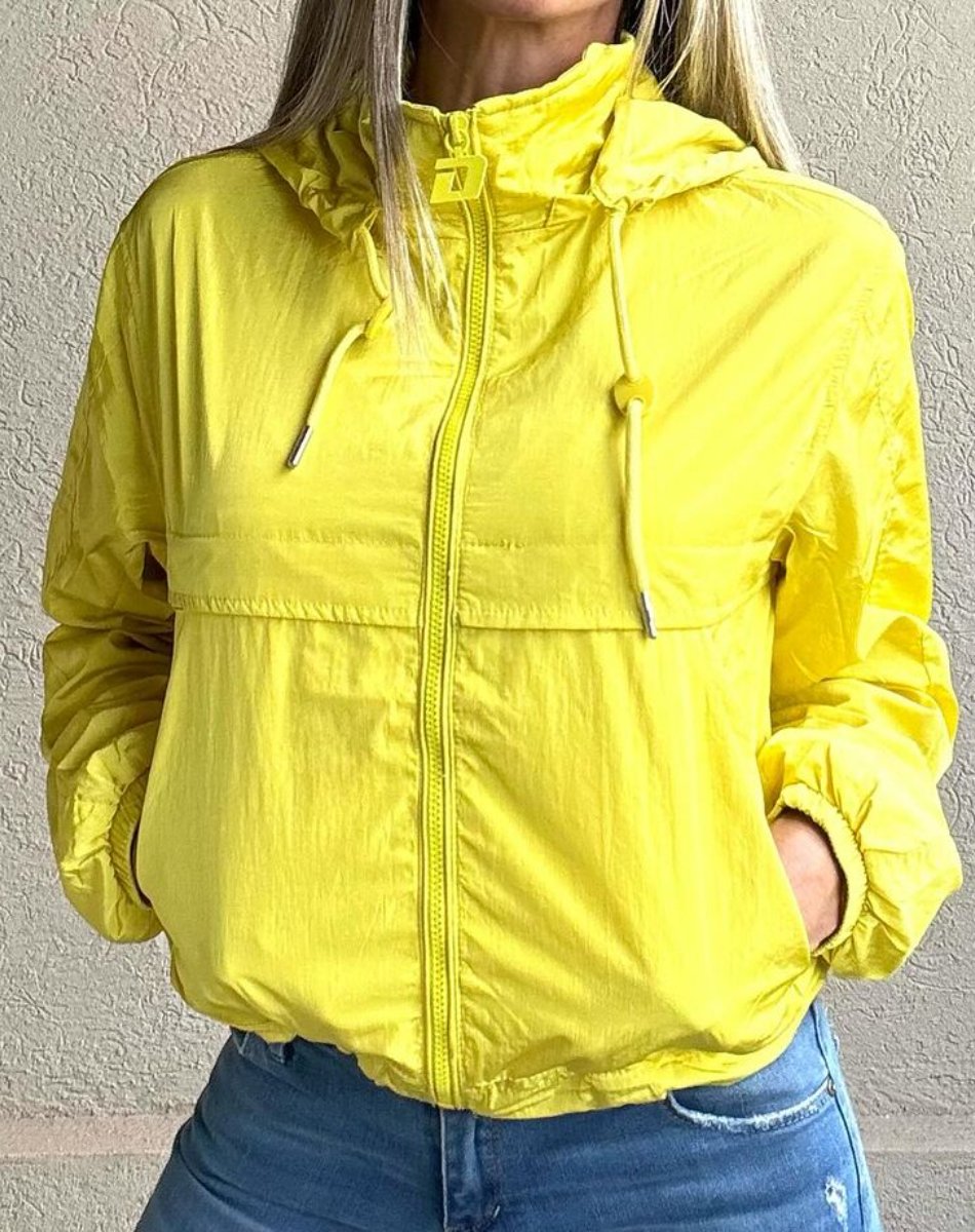 Women's Hooded Long Sleeve Sports Style Top Jacket