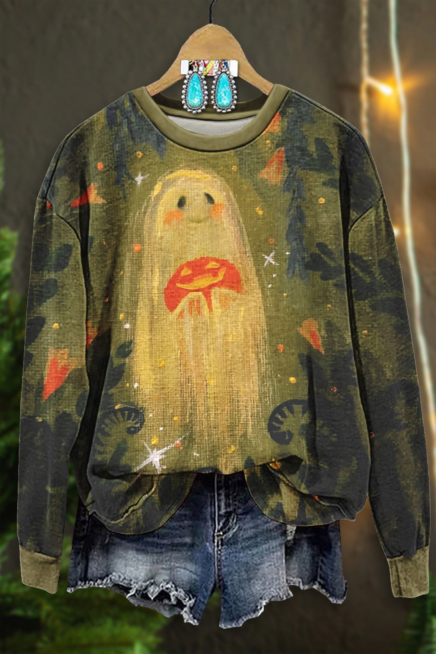 Halloween Ghost Sweatshirt