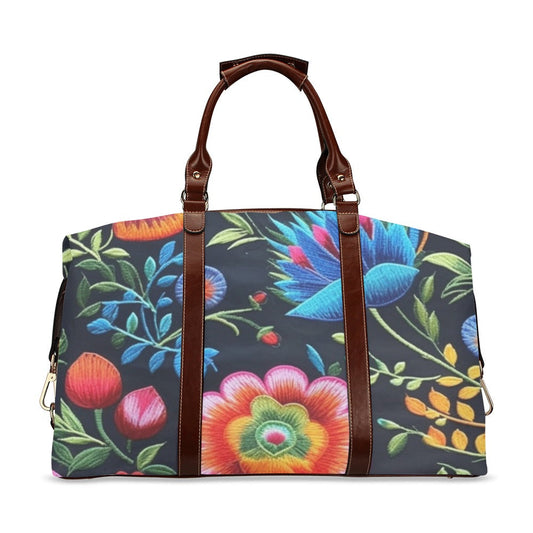 Talavera Floral Print Large Travel Flight Bag