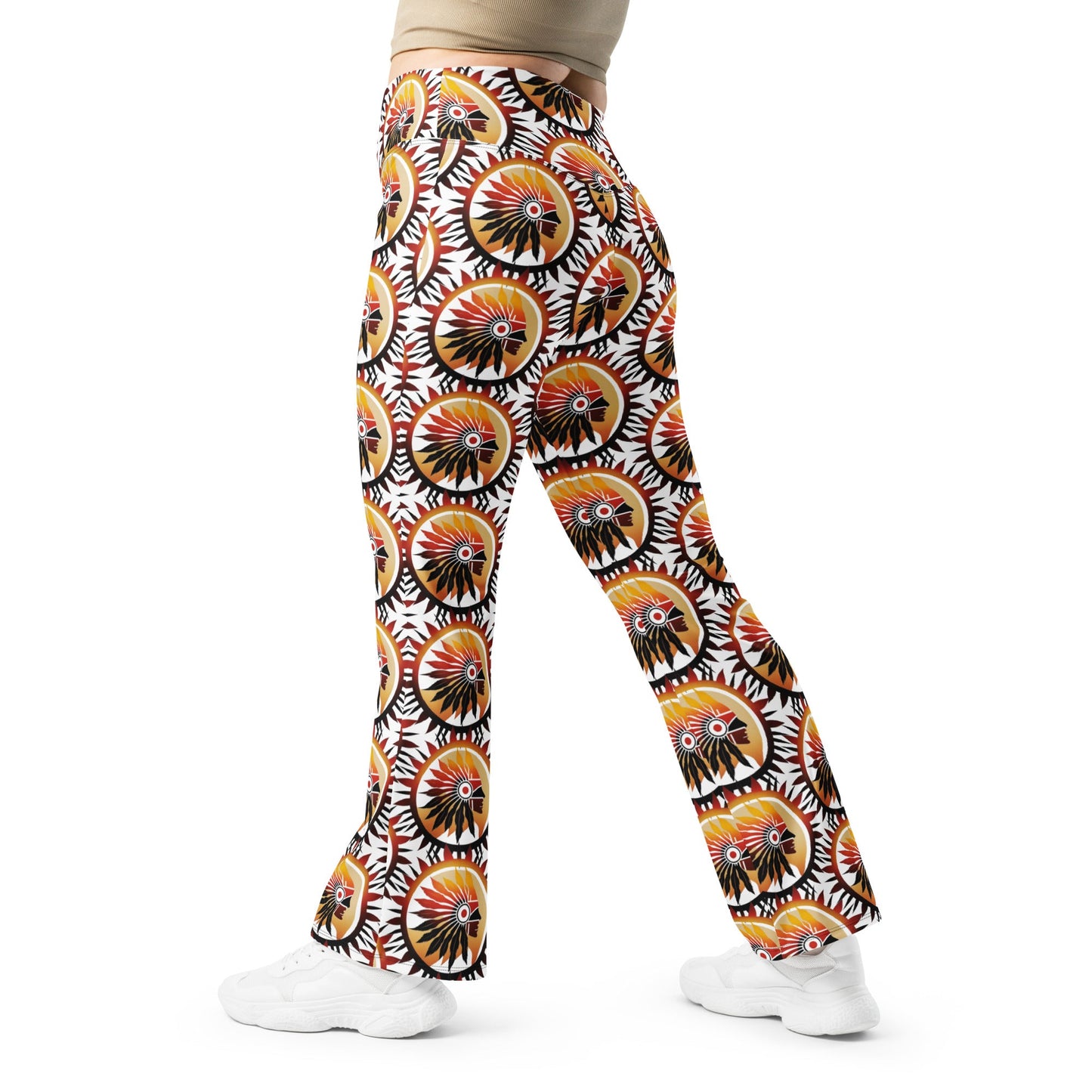 Native Warrior Flare Leggings