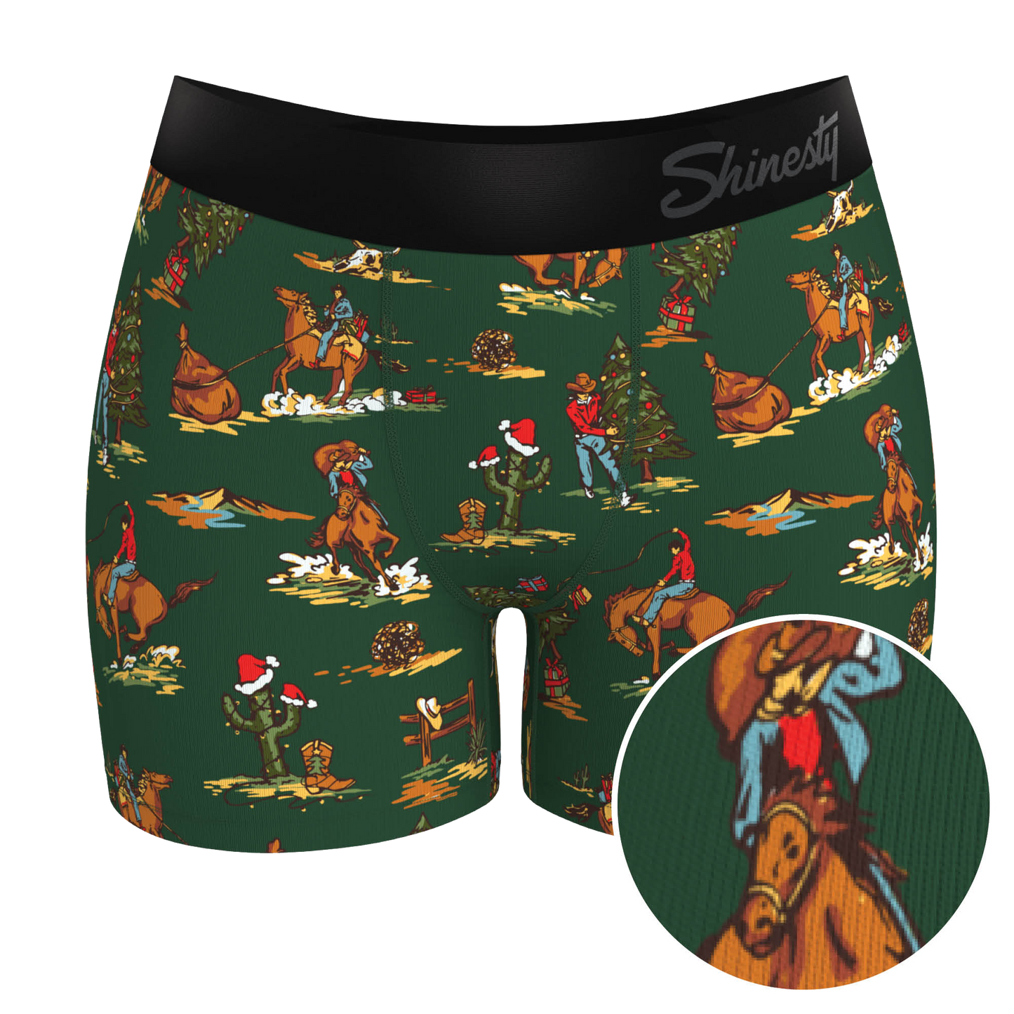 The Cowboy Christmas | Holiday Western Women__ Boxers