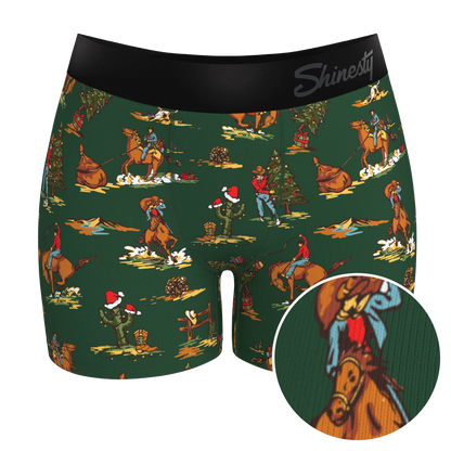 The Cowboy Christmas | Holiday Western Women__ Boxers