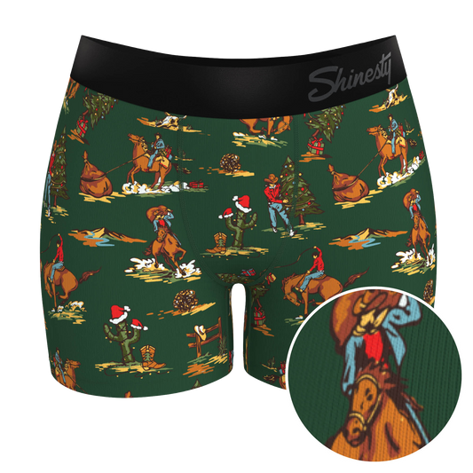 The Cowboy Christmas | Holiday Western Women__ Boxers