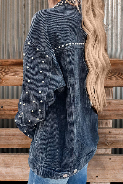 Corduroy Studded Jacket