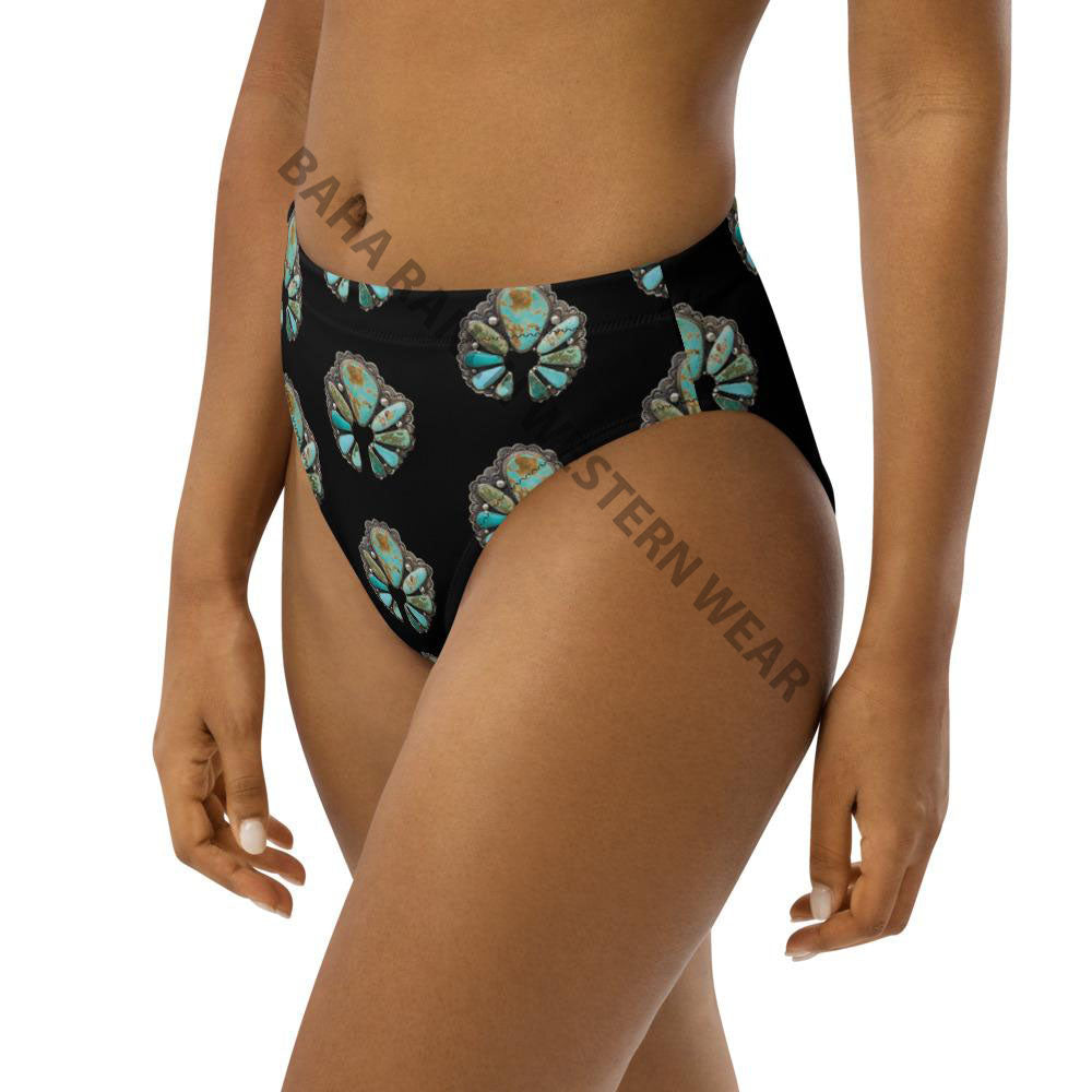 Yeehaw Black Naja Bikini Bottom