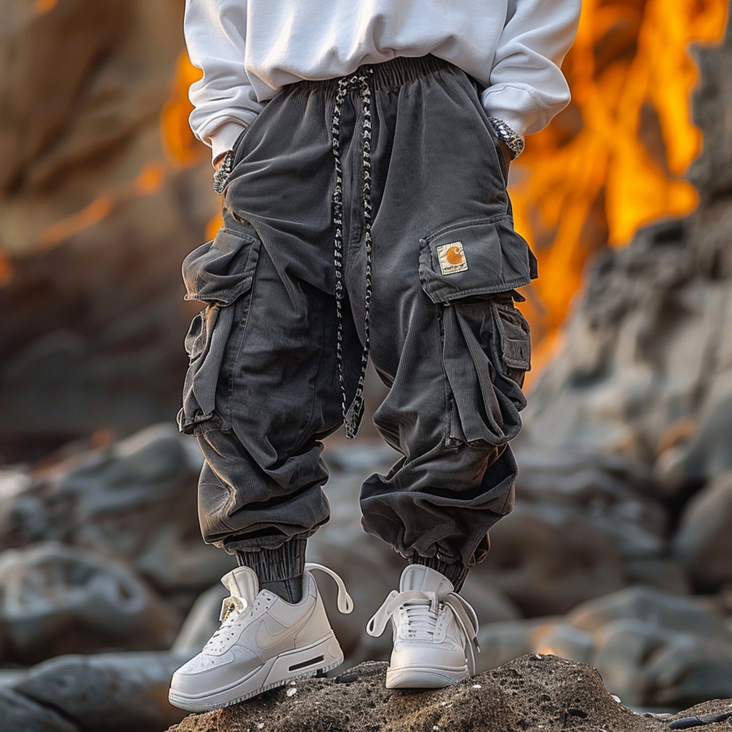 Outdoor Brand Loose Trousers