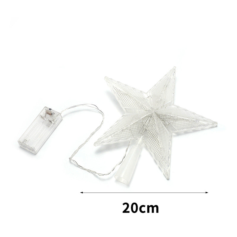 Five-pointed star atmosphere Christmas lights