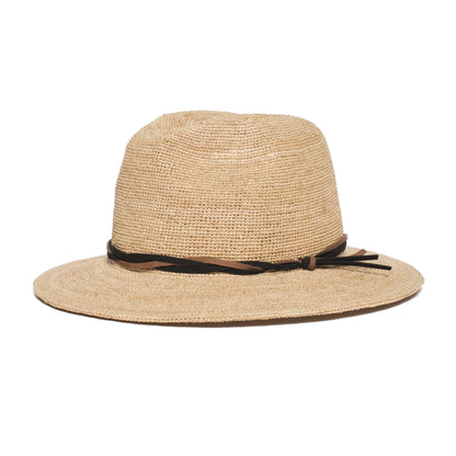 [New] Can be rolls up for packing- Goorin Handmade RAFFIA HAZE Fedora