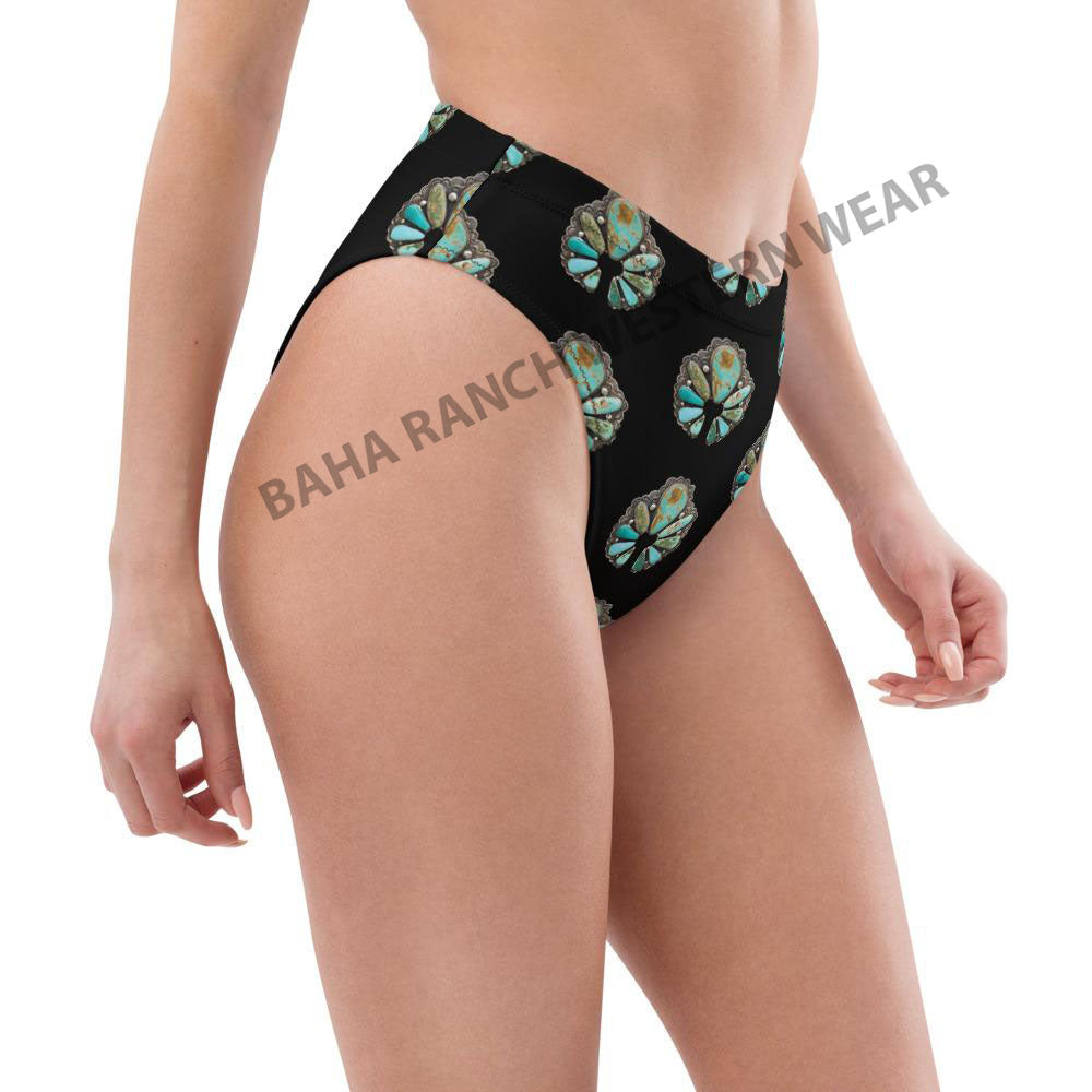 Yeehaw Black Naja Bikini Bottom