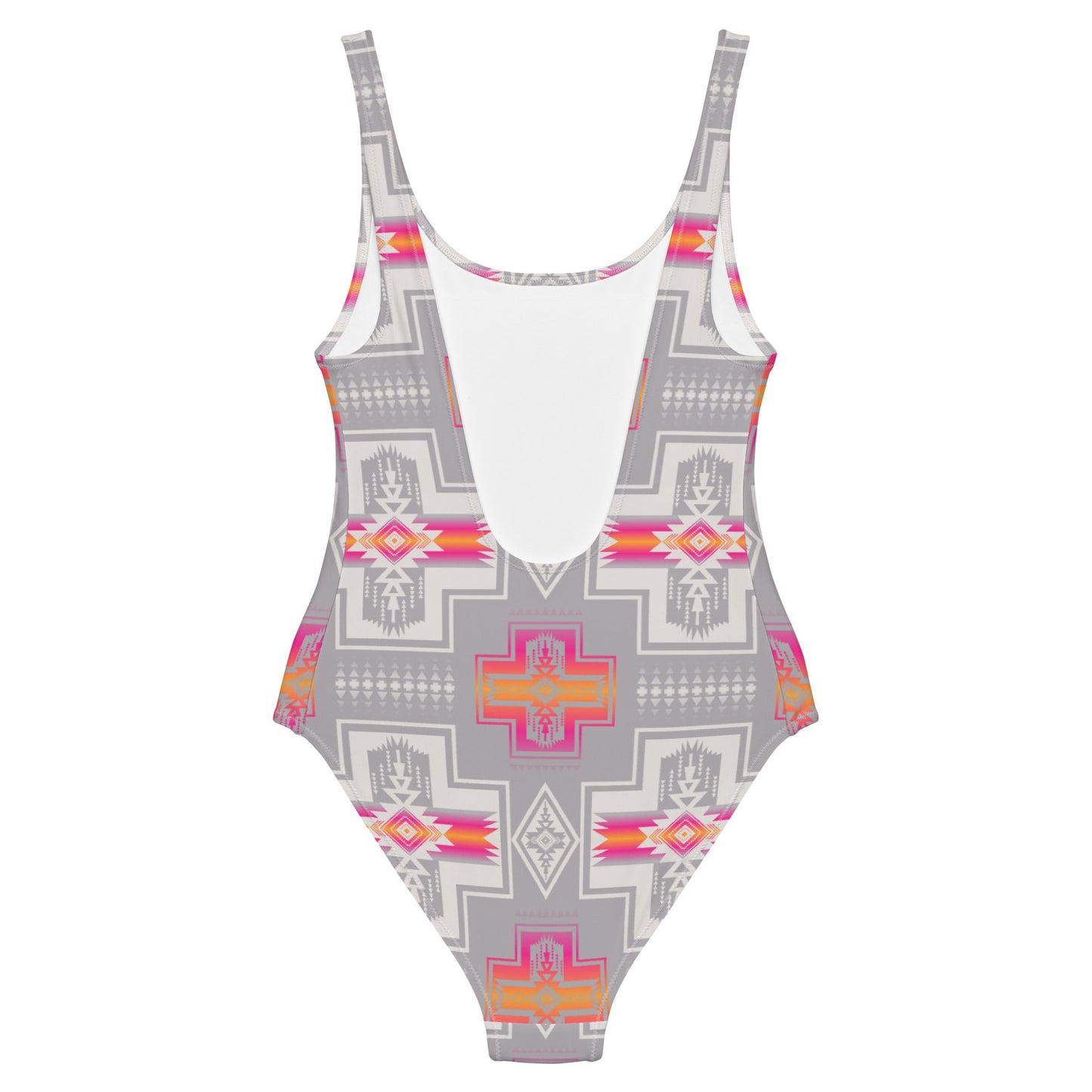 Yeehaw Pink Fire Aztec One-Piece Swimsuit