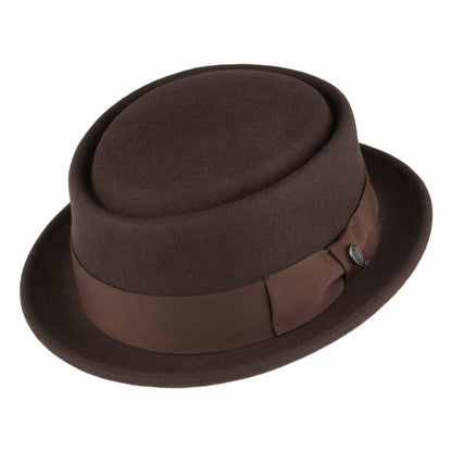 Tienda Jaxon & James Crushable Wool Pork Pie Hat - Brown