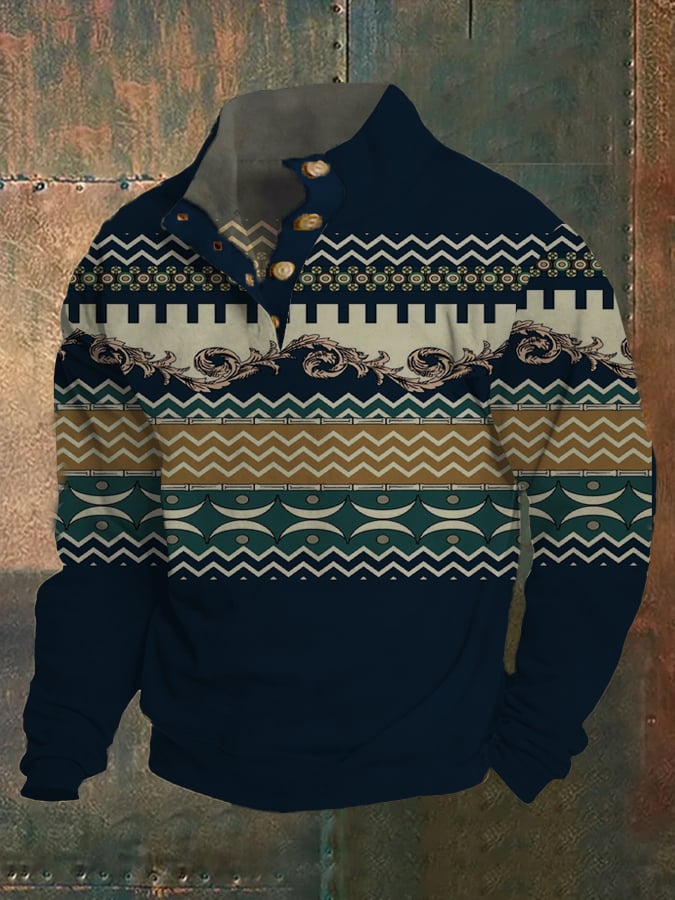 Men's Casual Bohemian Sweatshirt