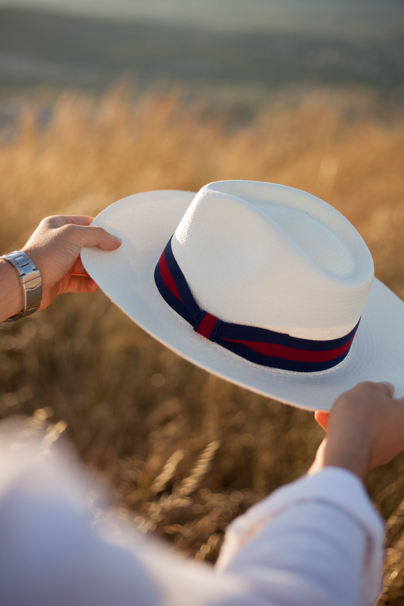 The Safari - Wide Brim Teardrop Panama Hat - Harder Wearing-FREE SHIPPING