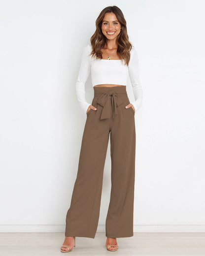 Casual Versatile Wide Leg Trousers